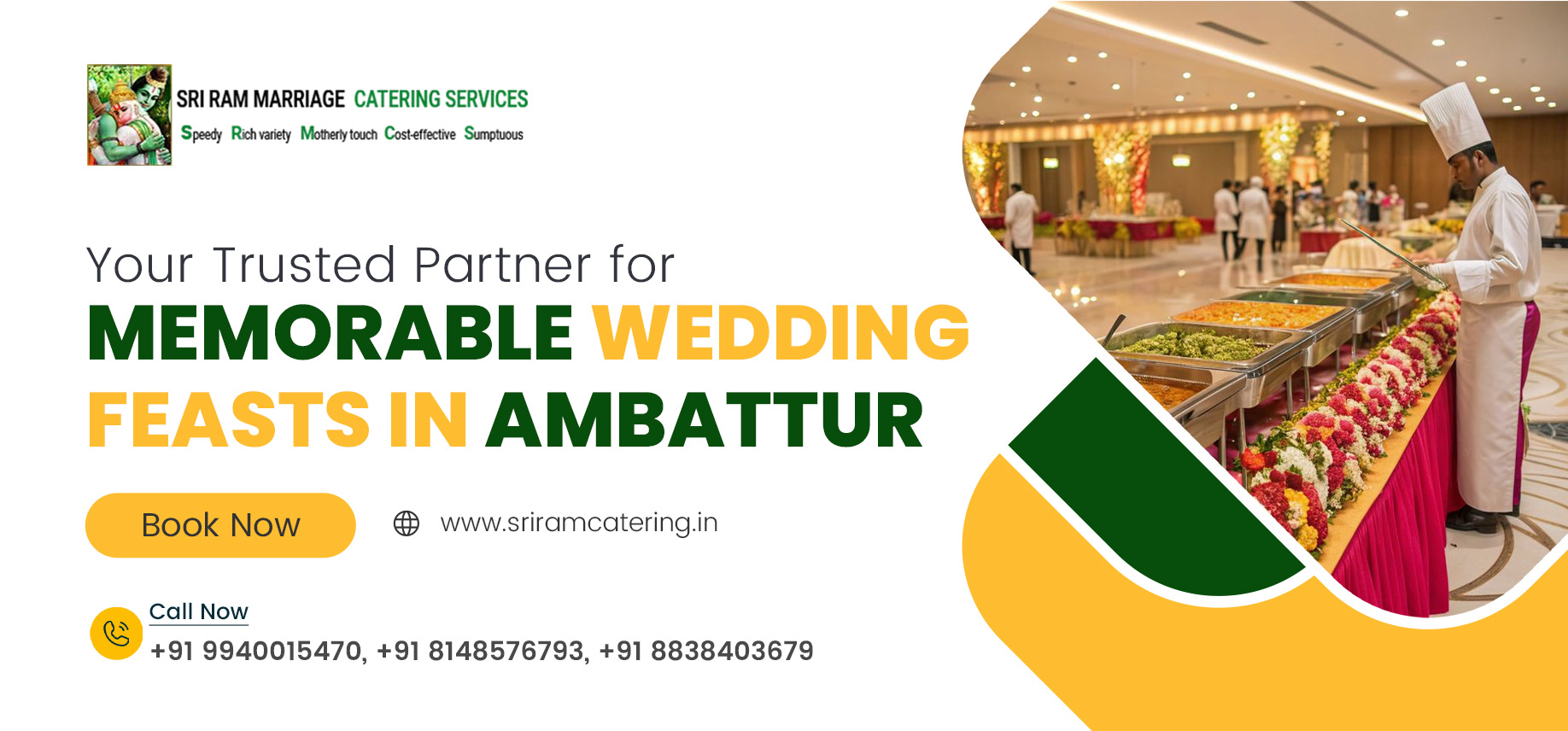 Your Trusted Partner for Memorable Wedding Feasts in Ambattur