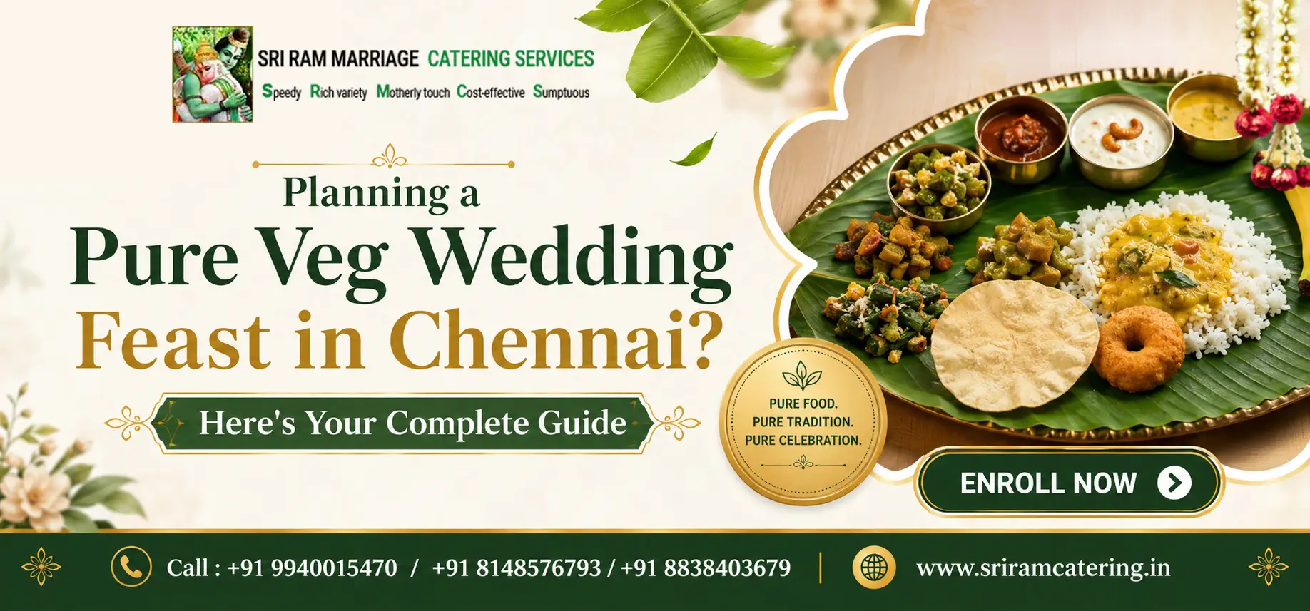 Planning a Pure Veg Wedding Feast in Chennai? Here's Your Complete Guide