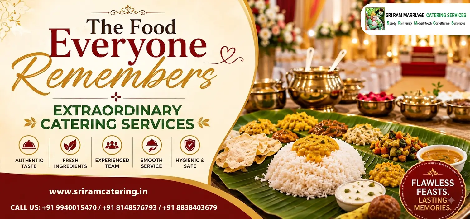 The Food Everyone Remembers — Wedding Catering Services in Ambattur Done Right