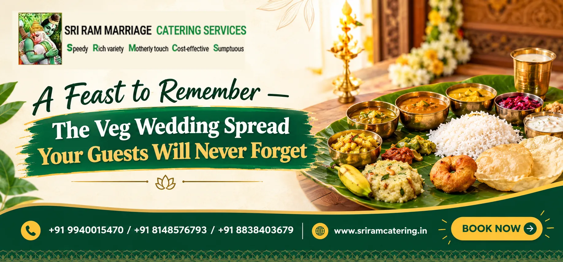 A Feast to Remember — The Veg Wedding Spread Your Guests Will Never Forget